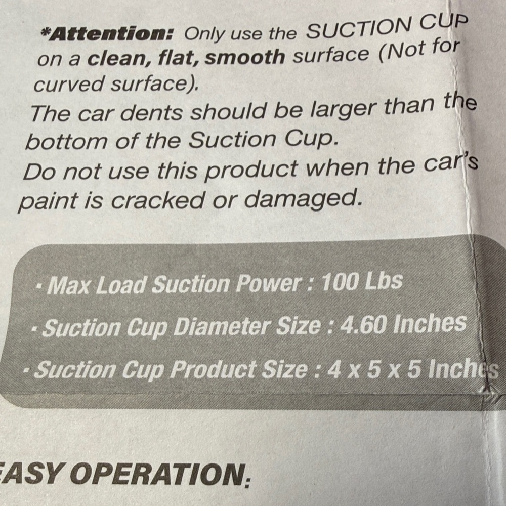 Strong Repair Suction Cup to remove dents - Red in color and new in box - Picture 6 of 7
